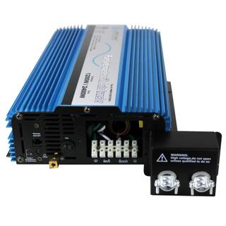 AIMS POWER 2000-Watt Pure Sine Inverter with Automatic Transfer Switch 12-Volt DC to 120-Volt AC ETL Listed to UL 458 PWRIX2000SUL