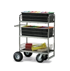 Charnstrom M273 Triple Decker Wire Basket  Mail Ca...