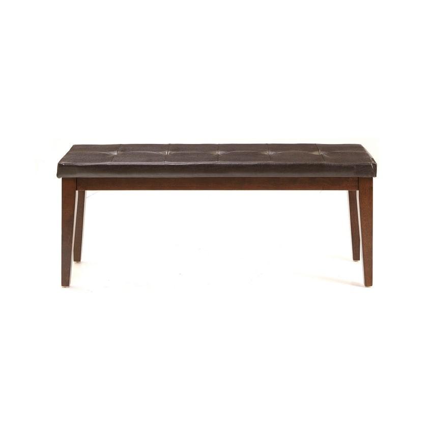 Kona Raisin Padded Backless Dining Bench