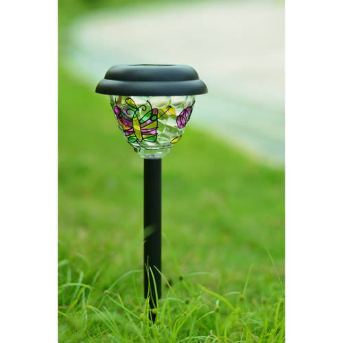 Elegant Home Fashions Butterfly Solar Garden Lights， Set of 5