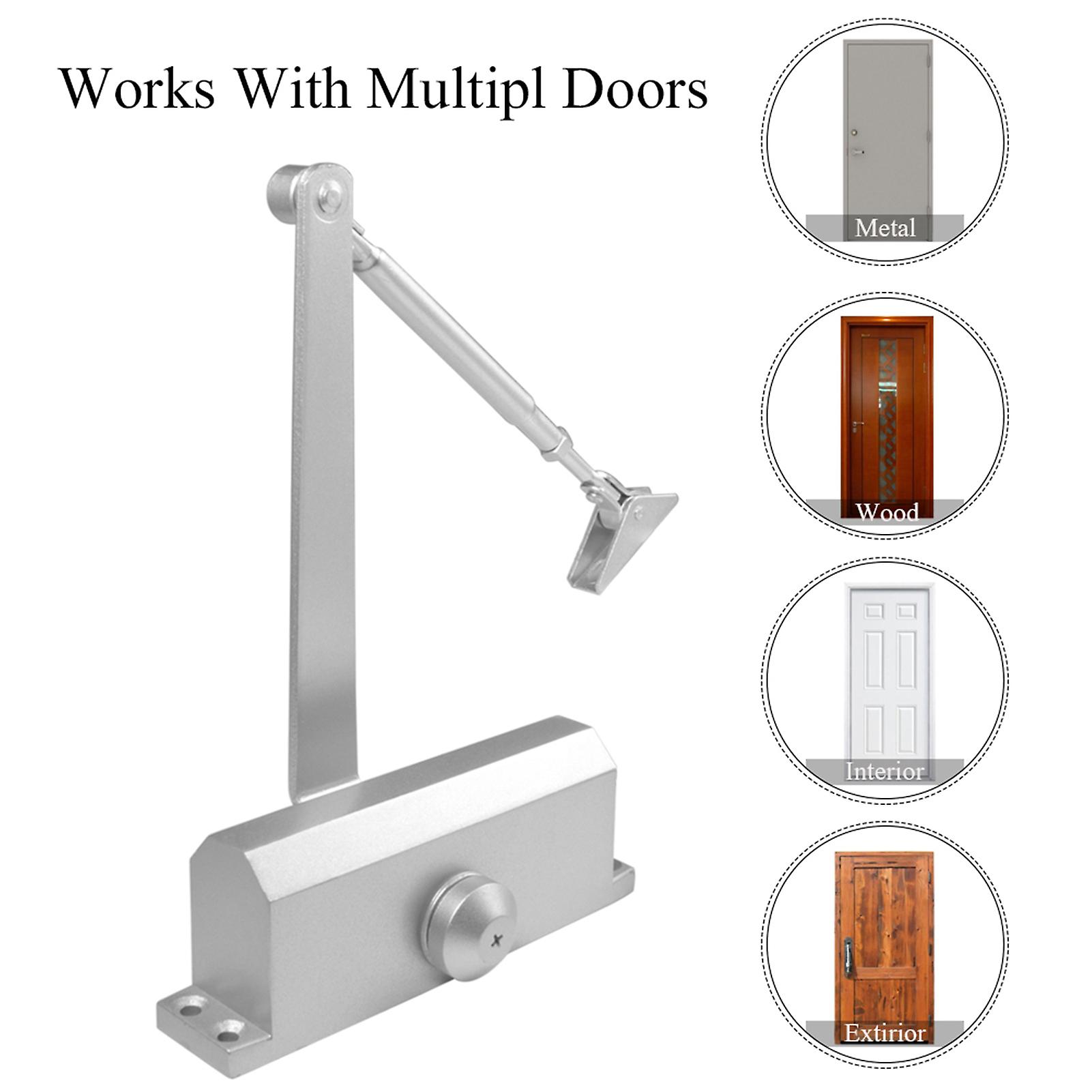 Adjustable Hydraulic Double Stage Speed Door Closer For One Way Opening