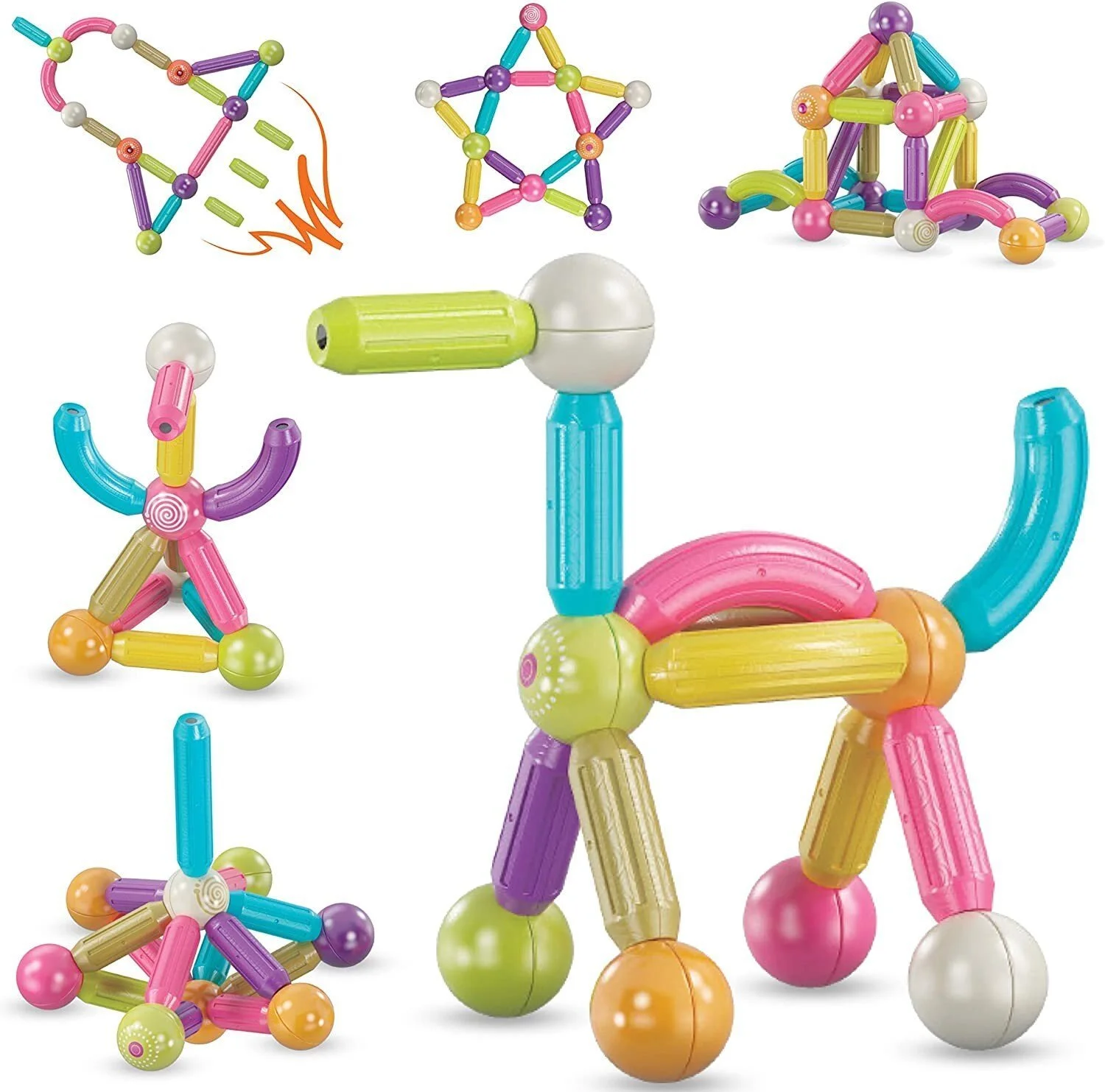 Mother's Day Sale - 49% OFF --- Magnetic Balls and Sticks Educational