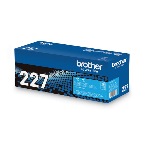 Brother TN227C High-Yield Toner， 2，300 Page-Yield， Cyan