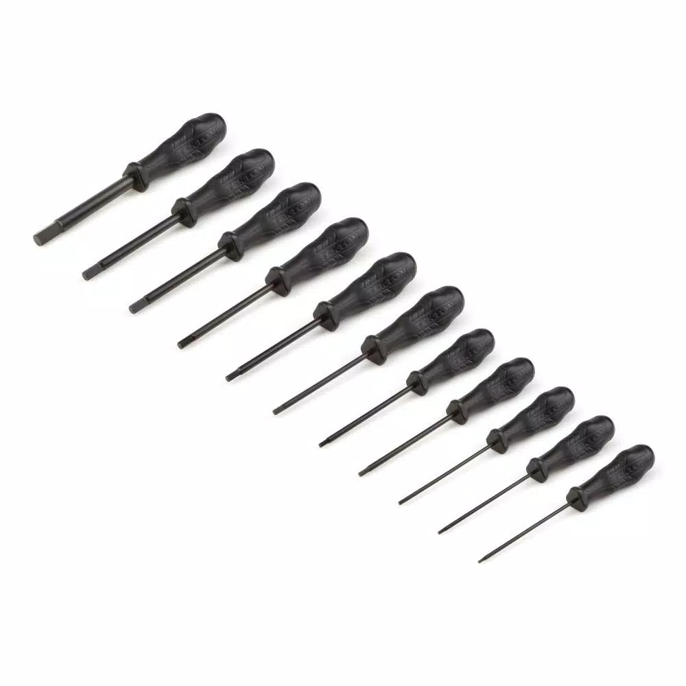 TEKTON 5/64 in. to 3/8 in. Hex Screwdriver Set (11-Pieces) and#8211; XDC Depot