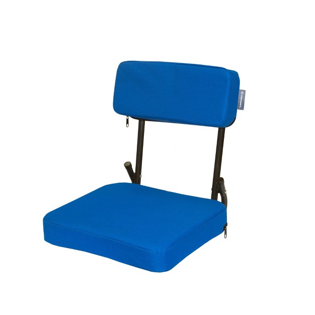 Stansport Steel Frame Foldable Coliseum Seat Blue