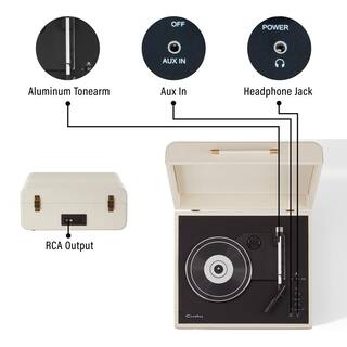 Crosley Mercury Turntable in Cream CR6255A-CC