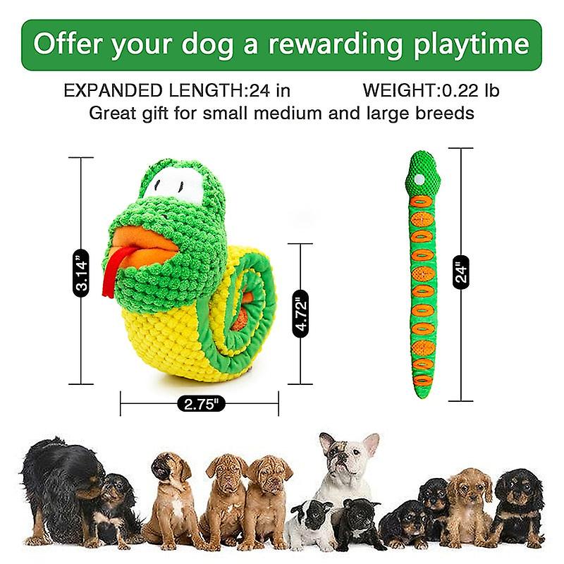 Funny cobra dog snuffle toys