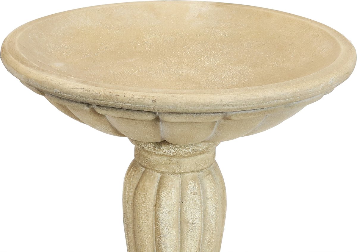 Sunnydaze Decor Grecian Garden Reinforced Concrete Bird Bath