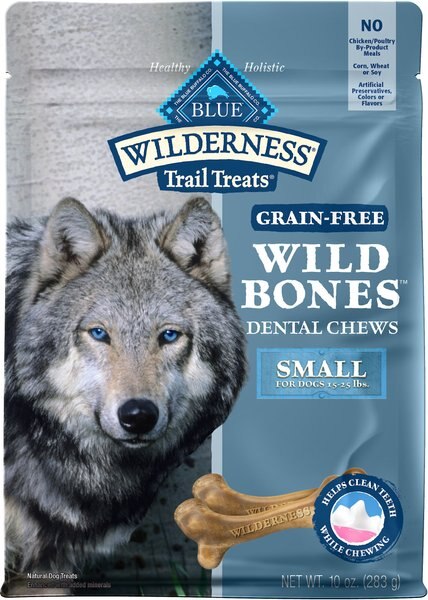 Blue Buffalo Wilderness Wild Bones Grain-Free Small Dental Dog Treats