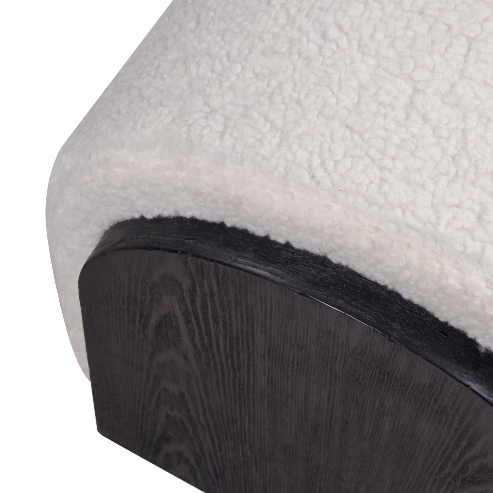 Marko Stool Shou Sugi Ban   Transitional   Footstools And Ottomans   by ELK Group International  Houzz