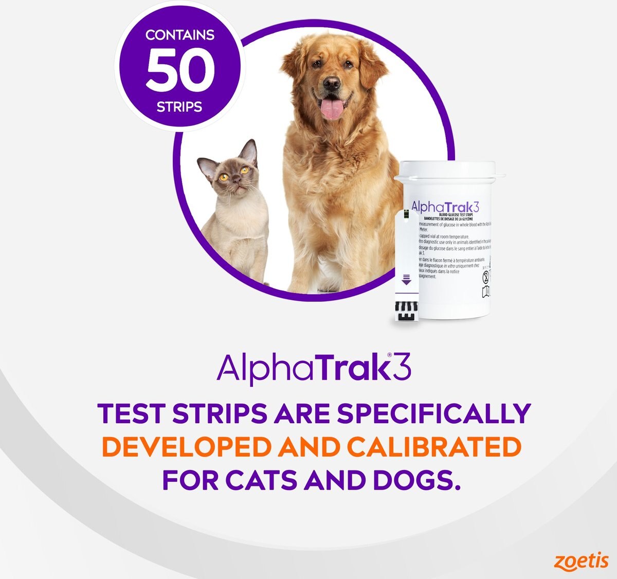 AlphaTRAK 3 Test Strips， 50 count