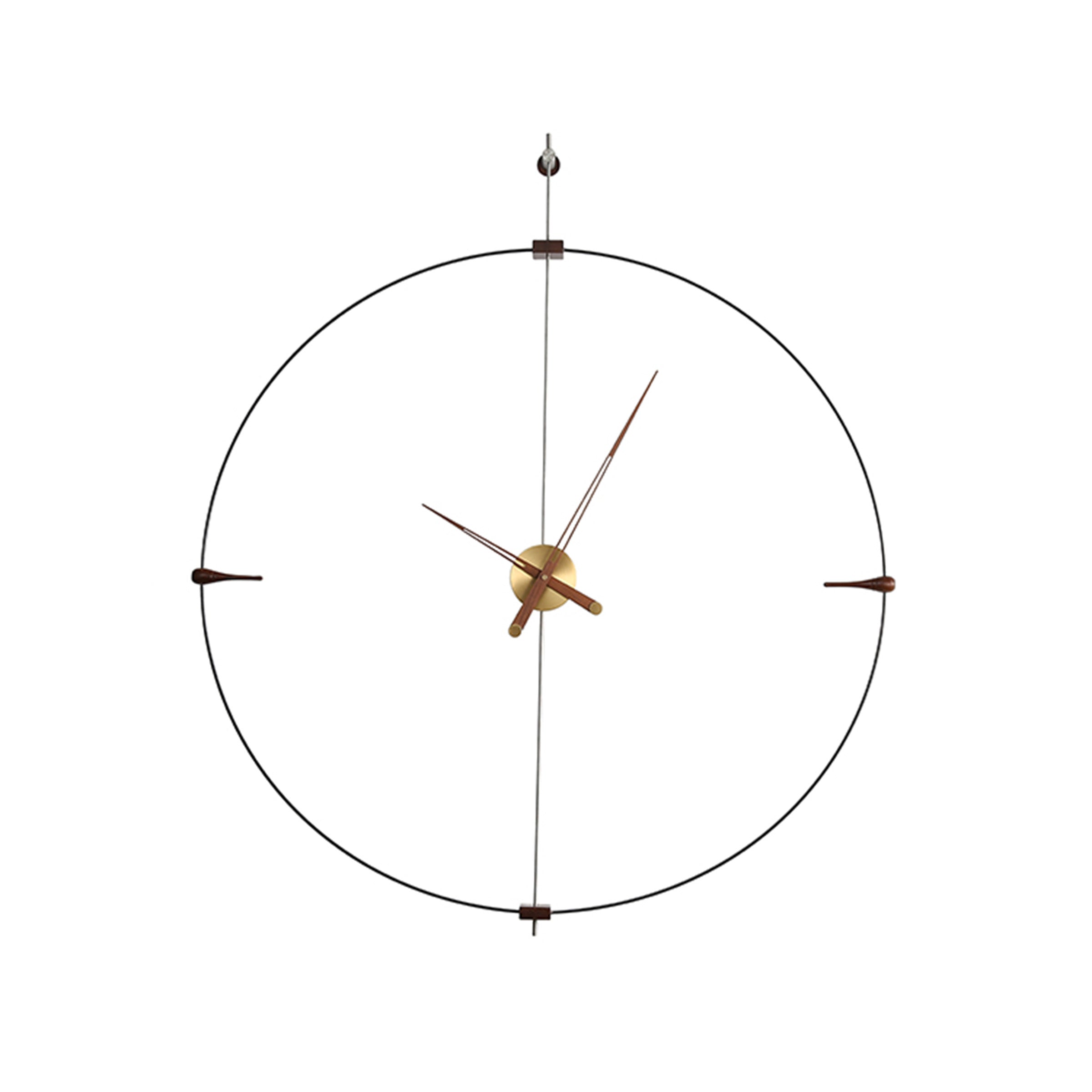 Walnut Wood Wall Clock Jhl8015