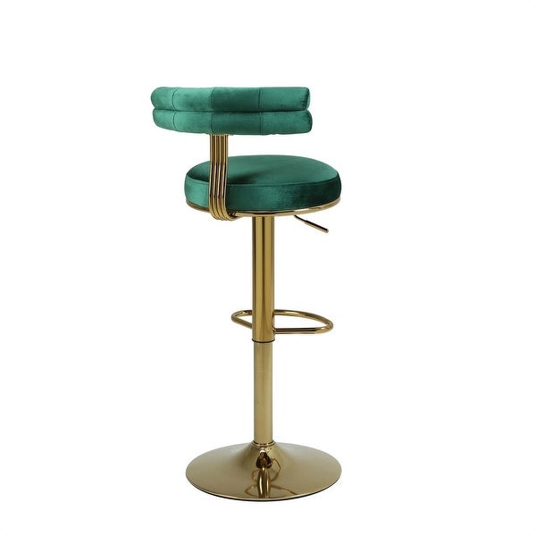 Counter Height Bar Stools with Back and Footrest 2pcs