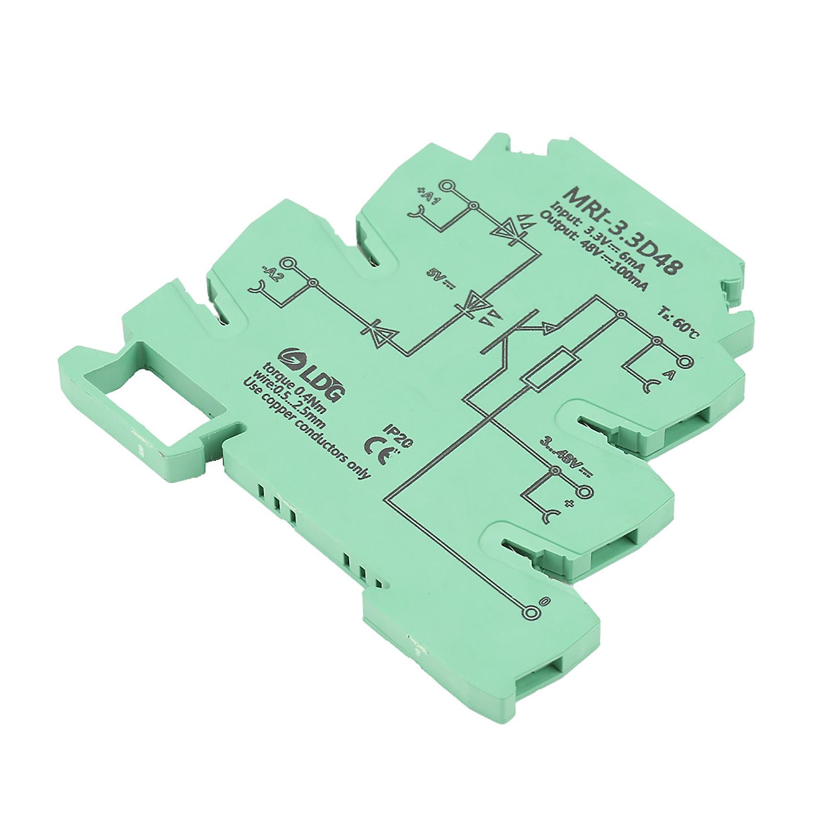 Mri-3.3d48 Dc Photoelectrical Coupler Isolating Plc Relay Module Input 3.3vdc Output 3-48vdc