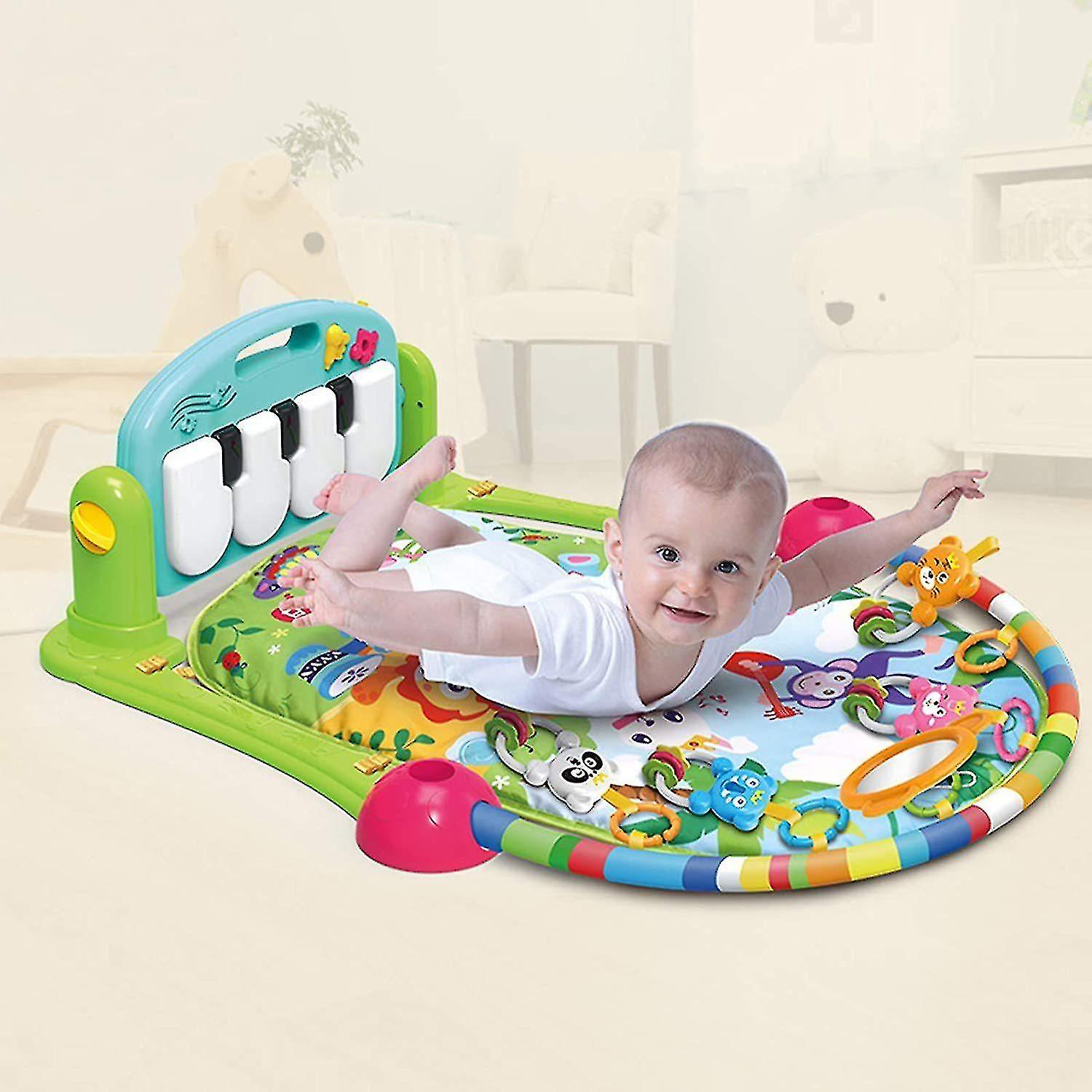 Musical Play Mat Toy Baby Gym Jungle Musical Play Mats On Floor For Early Education