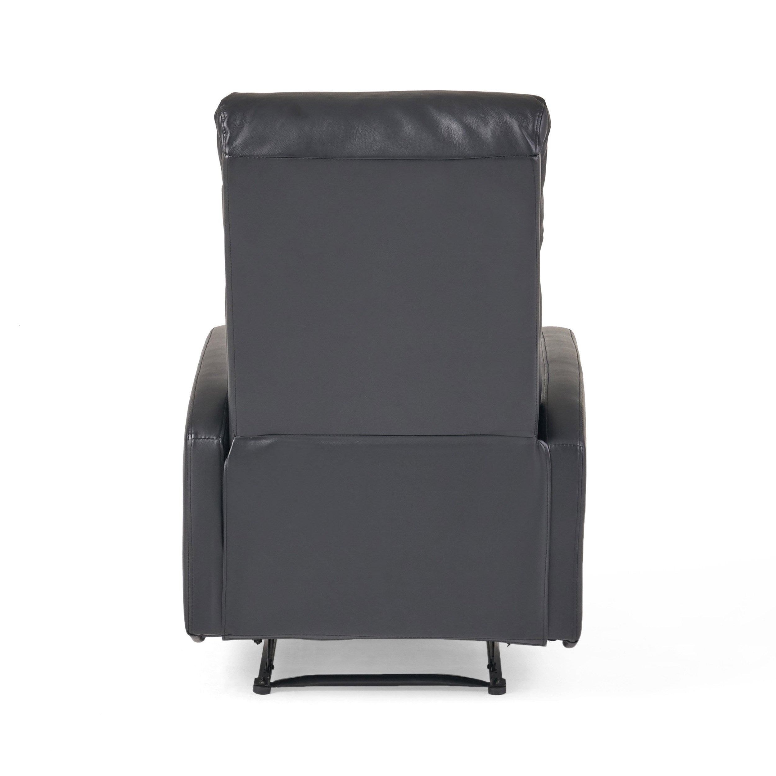 Teyana Contemporary Pillow Top Leather Recliner