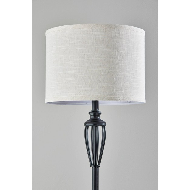 Joshua Floor Lamp Black Adesso