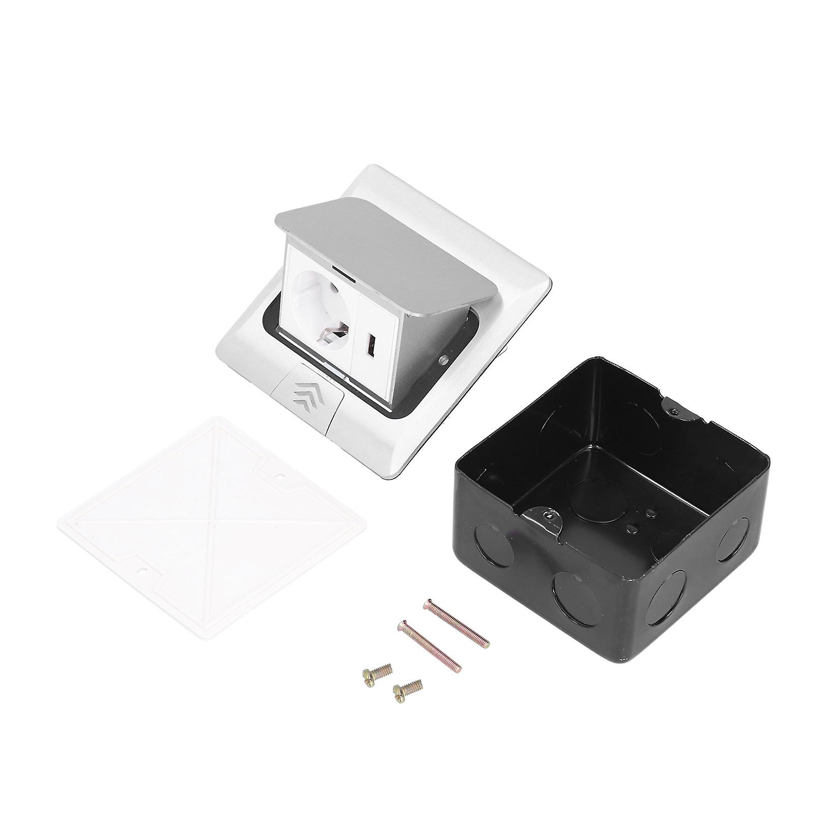 Floor Electrical Outlet Embedded Pop Up Socket Box Eu Standard Usb Power Accessories 250v 16aslow Pop Up