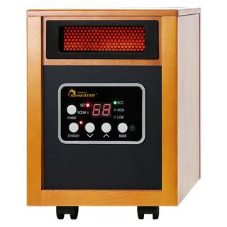 Dr Infrared Heater Original 1500-Watt Infrared Portable Space Heater with Dual Heating System DR968