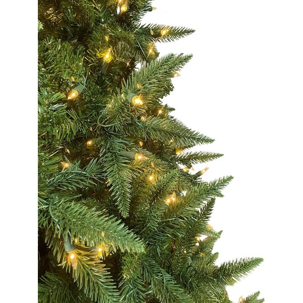 Yellowstone Artificial Pine Easy Pole PreLit Christmas Tree