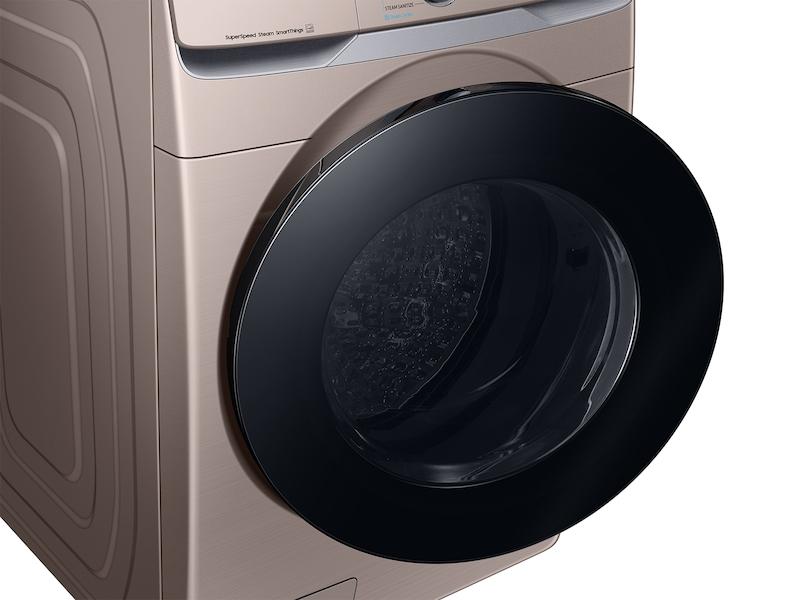 Samsung WF45B6300AC 4.5 Cu. Ft. Large Capacity Smart Front Load Washer With Super Speed Wash In Champagne