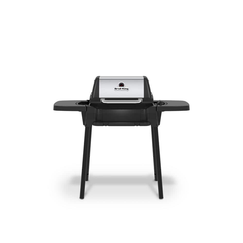 Broil King PortaChef 120 Portable Propane Grill in Stainless Steel and Black