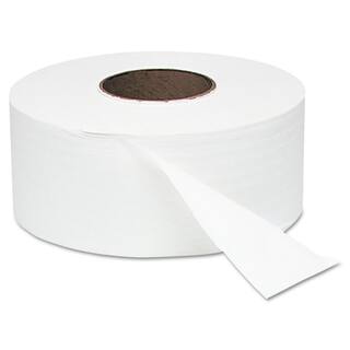 Windsoft 3.4 in. W x 1000 ft. L White Septic Safe Jumbo-Roll Toilet Paper 2-Ply (12-RollsCarton) WIN202