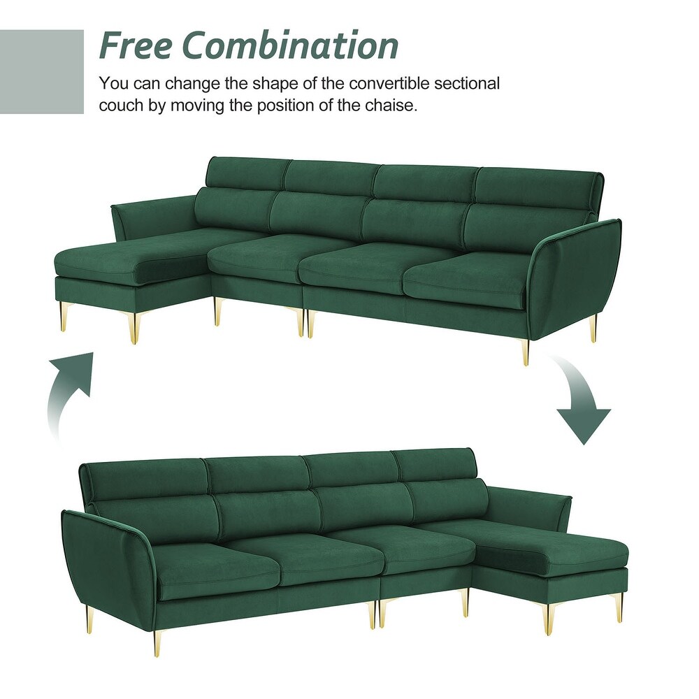 Sectional Sofa with Chaise Left/Right Handed Chaise