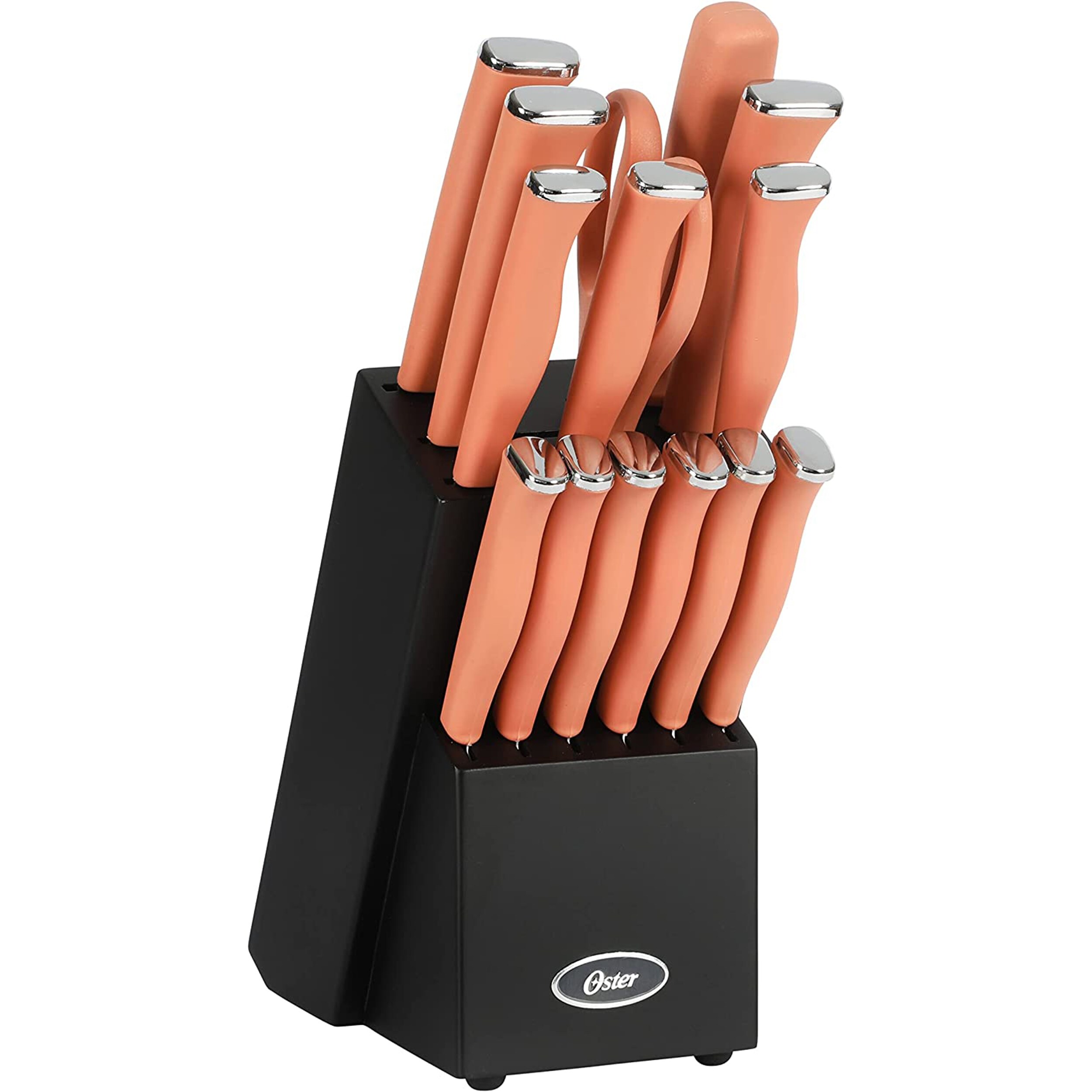 15 Piece Stainless Steel Blade Cutlery Set in Coral