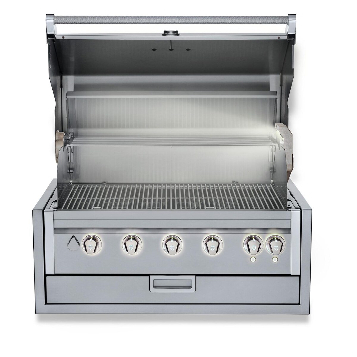 Crown Verity Infinite Series 36-Inch Built-In Natural Gas Grill W/ Lights