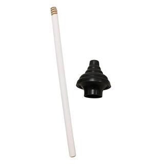 KEENEY 6 in. Plunger Double Thrust Force Cup with White Handle PP845-7