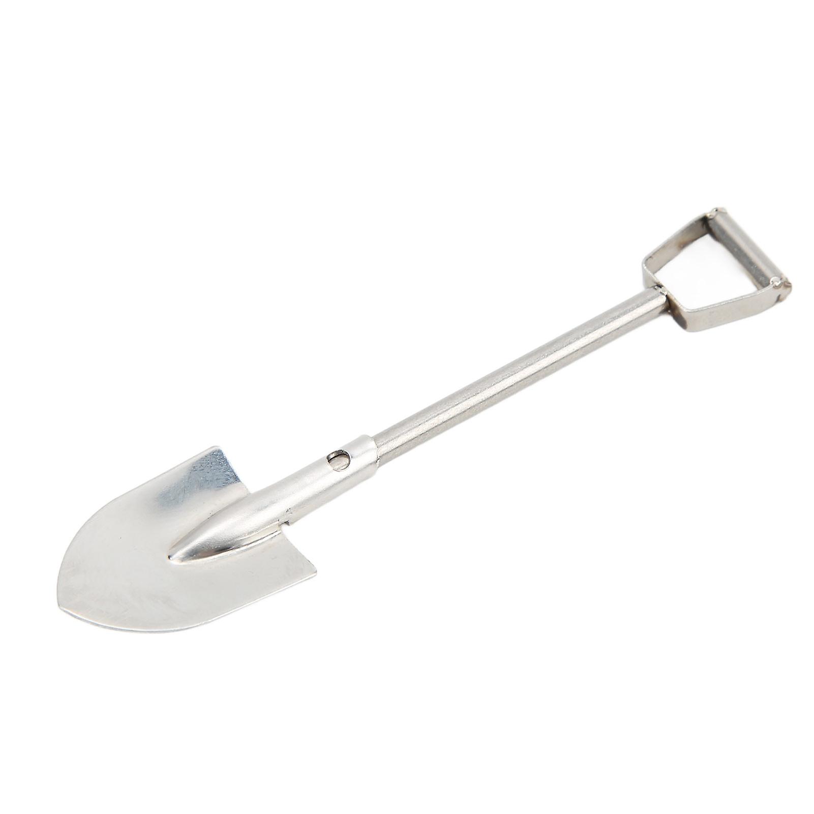 Rc Car Shovel Highly Simulated Exquisite Workmanship Lightweight Portable Simulation Metal Shovel