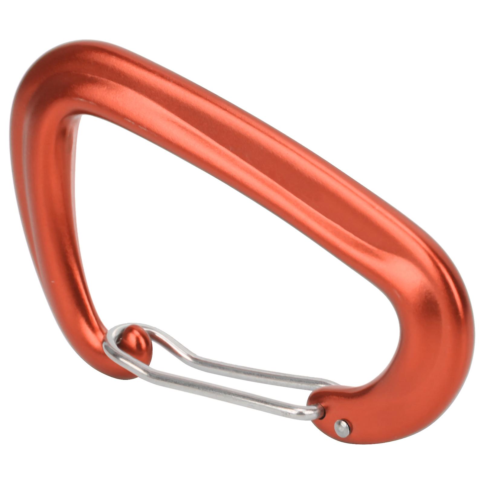 Outdoor Multifunctional Carabiners Camping Buckle Aluminum Hook Clip For Hammocks Swingorange