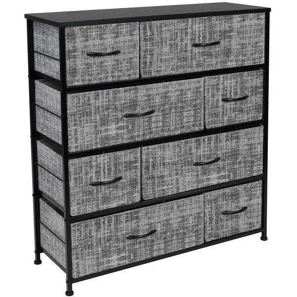 Dresser w/ 8 Drawers Furniture Storage and Chest Tower for Bedroom - - 34478683