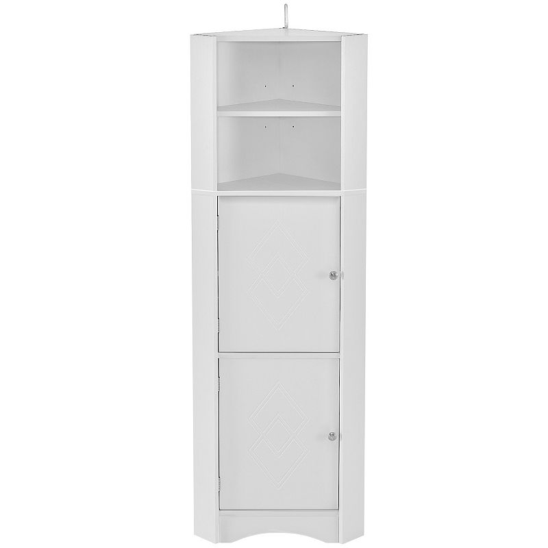 Merax Tall Bathroom Corner Cabinet