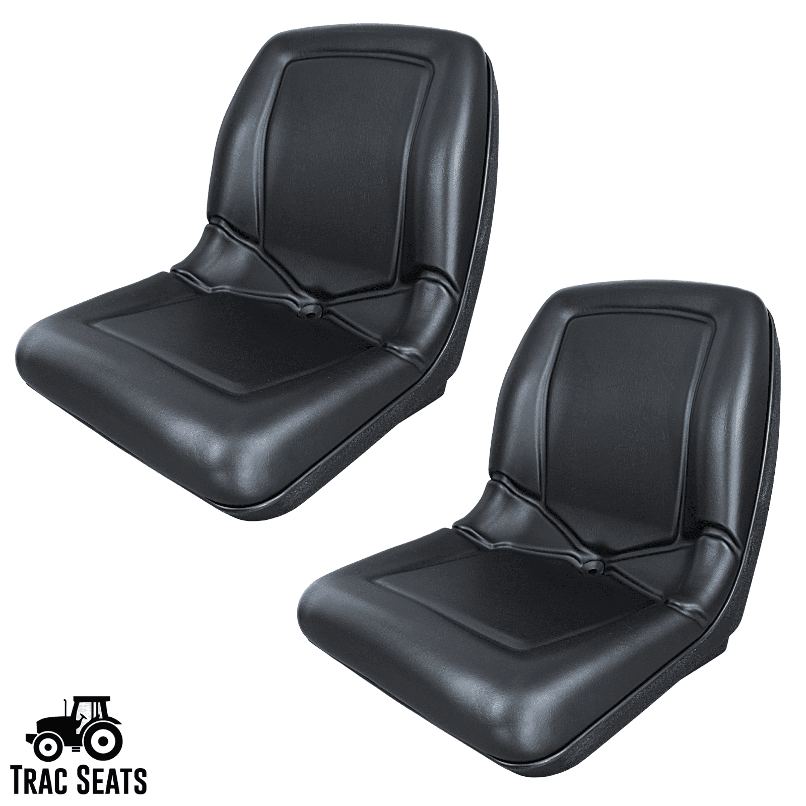 Two (2) Black High Back Seats for Artic Cat Prowler 550 650 700 1000 (1506-925)