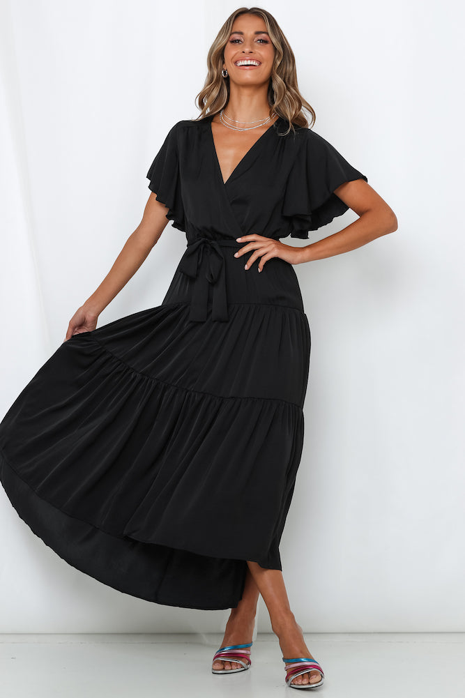 Lone Star Maxi Dress Black