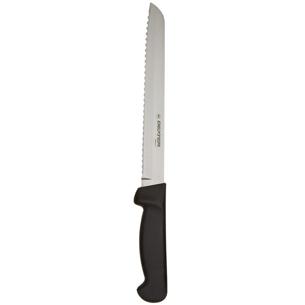 Dexter Russell Sg162 8scb pcp Sofgrip Black 8 In Scalloped Bread Knife