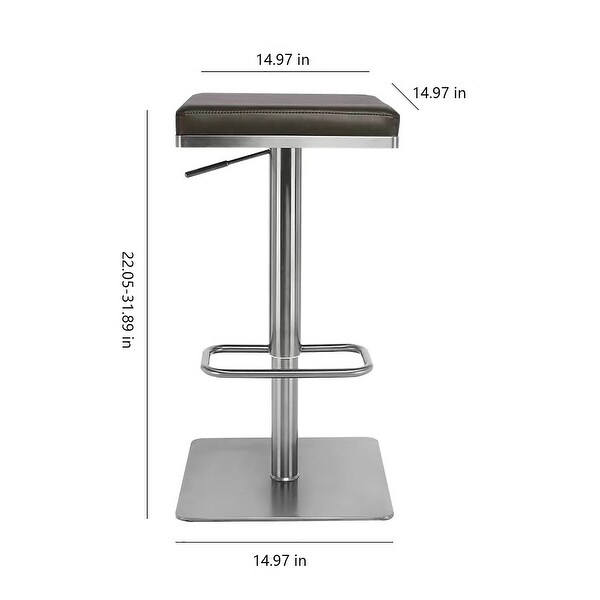 Modern Swivel Adjustable Height Bar Stool