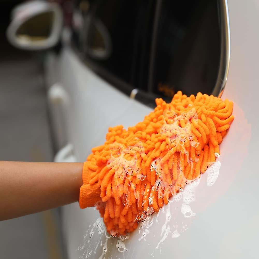 2 Pack Chenille Wash Mitt Wash Mitt For Car Microfiber Wash Mitt Wash Mitts Car