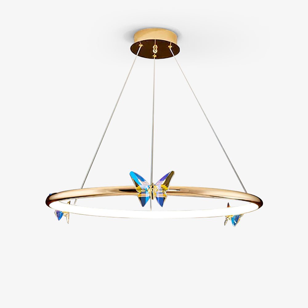 Blue Butterfly Chandelier