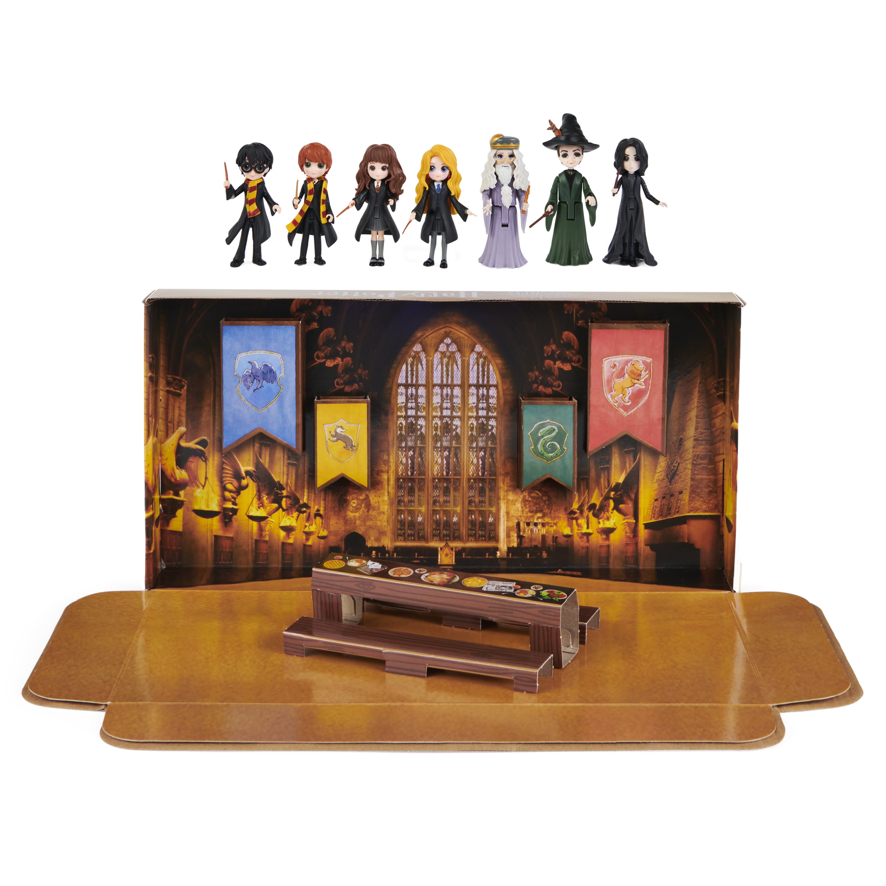 Wizarding World Harry Potter, Magical Minis Collector Set with 7 Collectible 3-inch Toy Figures, Kids Toys for Ages 5 and up