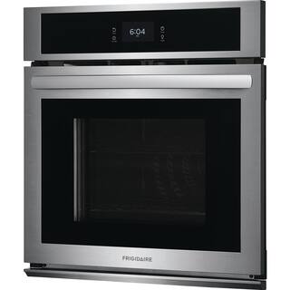 Frigidaire 27 in. Single Electric Wall Oven with Convection in Stainless Steel FCWS2727AS