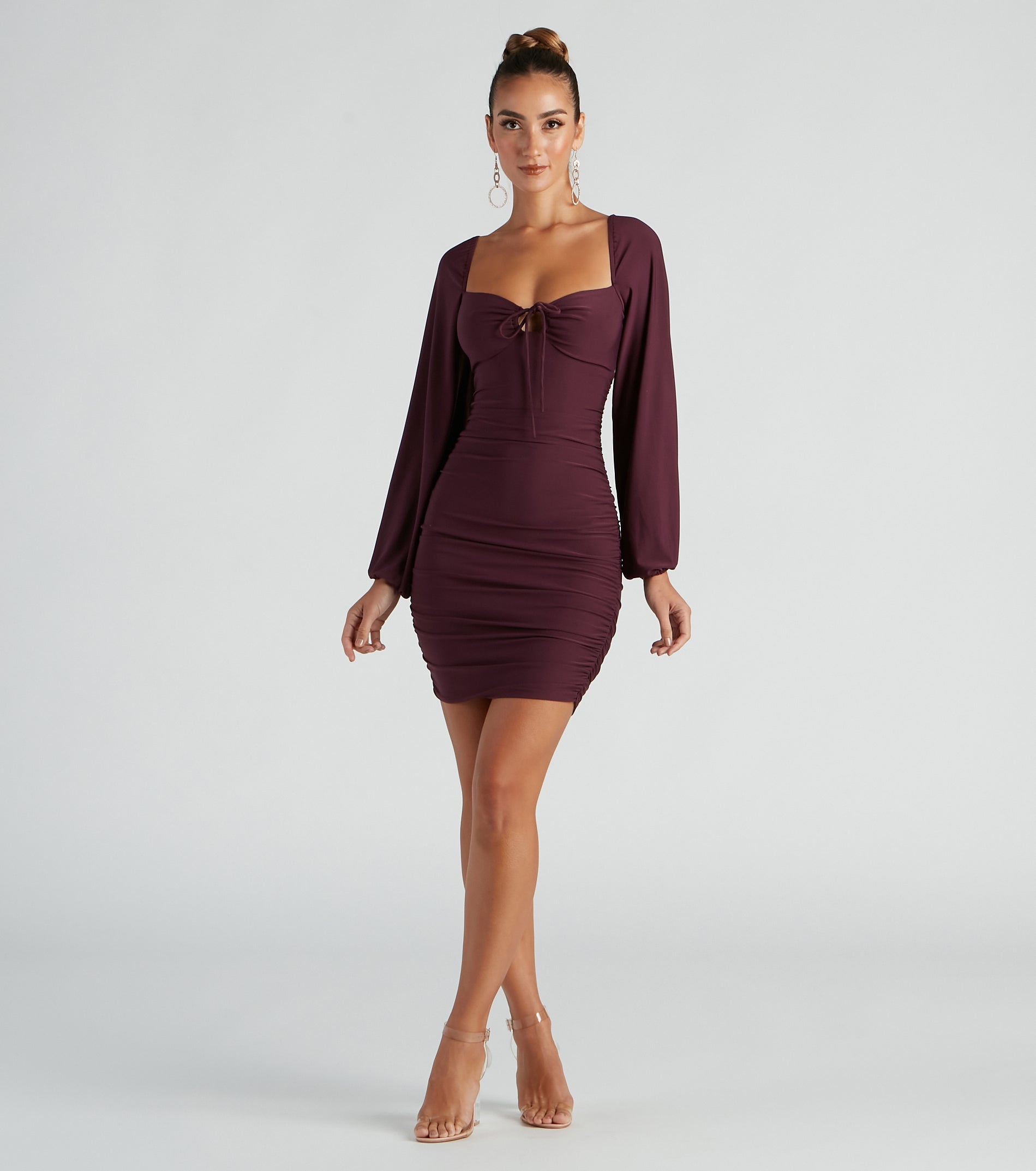 Such A Sweetheart Mini Ruched Dress