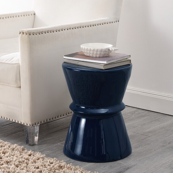 SAFAVIEH Gina Ceramic Decorative Garden Stool (Fully Assembled)