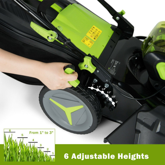 Costway 86452139 40V 18 Inch Brushless Cordless Pu...