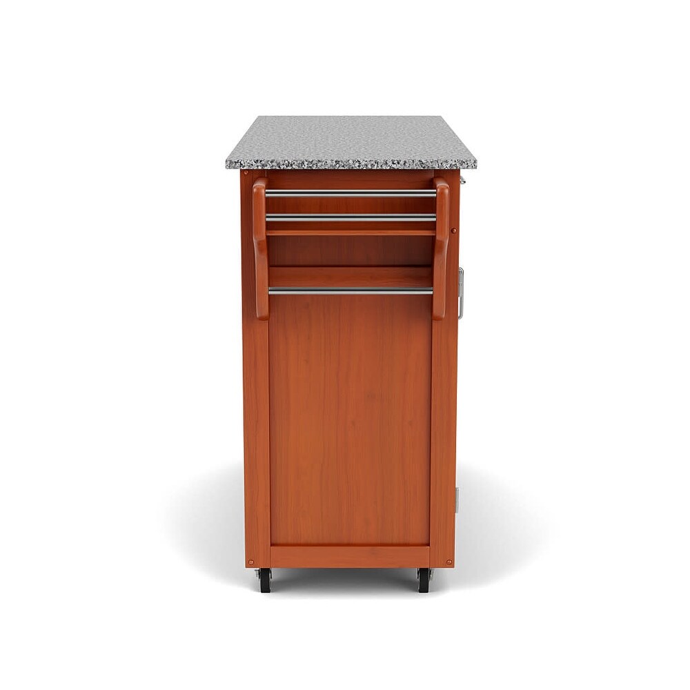 Homestyles Create A Cart Brown Wood Kitchen Cart   49\