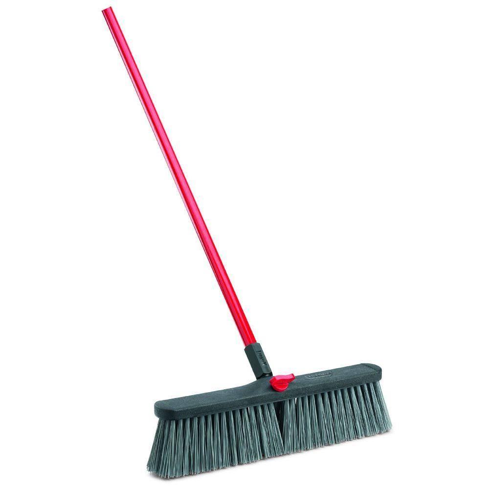 Libman 18 in. Rough Surface Push Broom 878