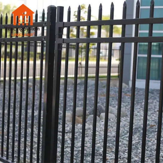 Factory Supply Metal Steel Used Cheap Wrought Iron Fence