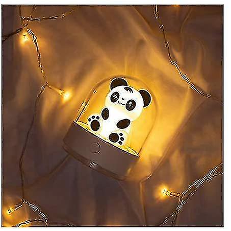 Children's Night Light Panda Led Light With Usb Charging And Color Changing Bedroom (pink)